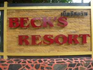 Thailand wir sind da im Becks Resort