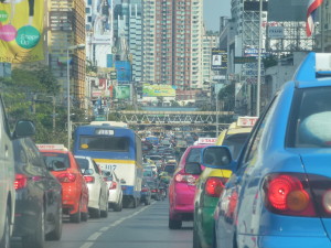 Tag der Abreise, Verkehr in Bangkok